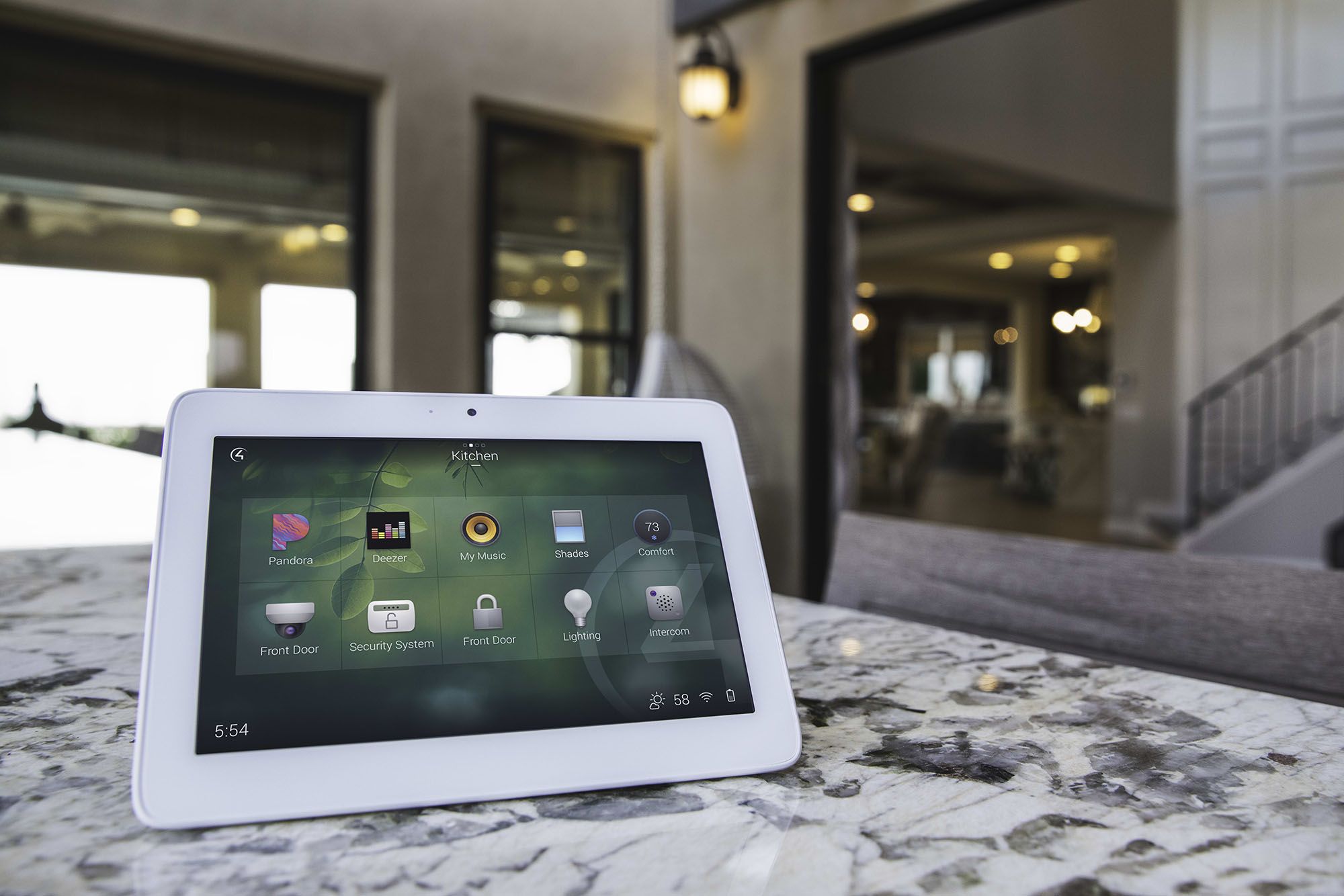 Modern warm colored bar